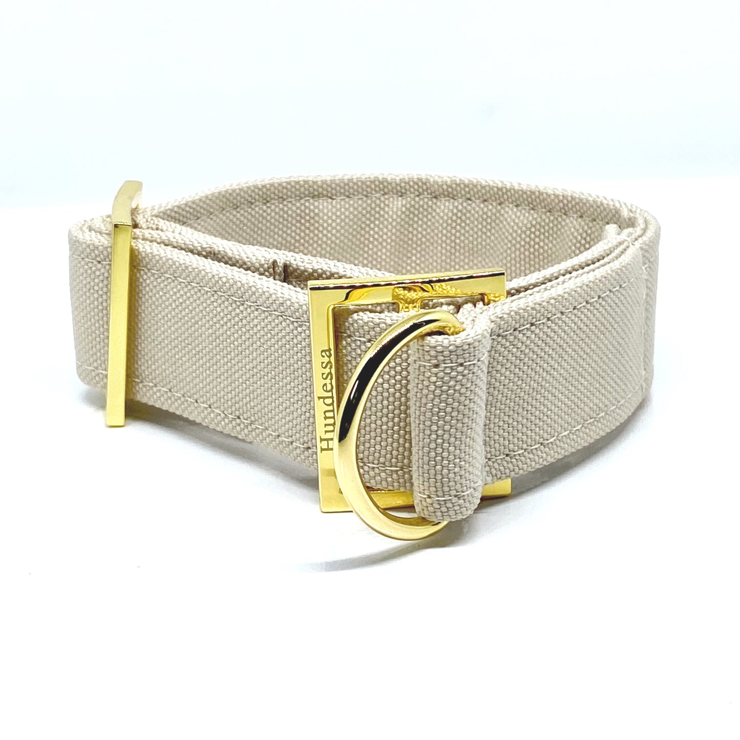 Zugstopphalsband CHAMPAGNER