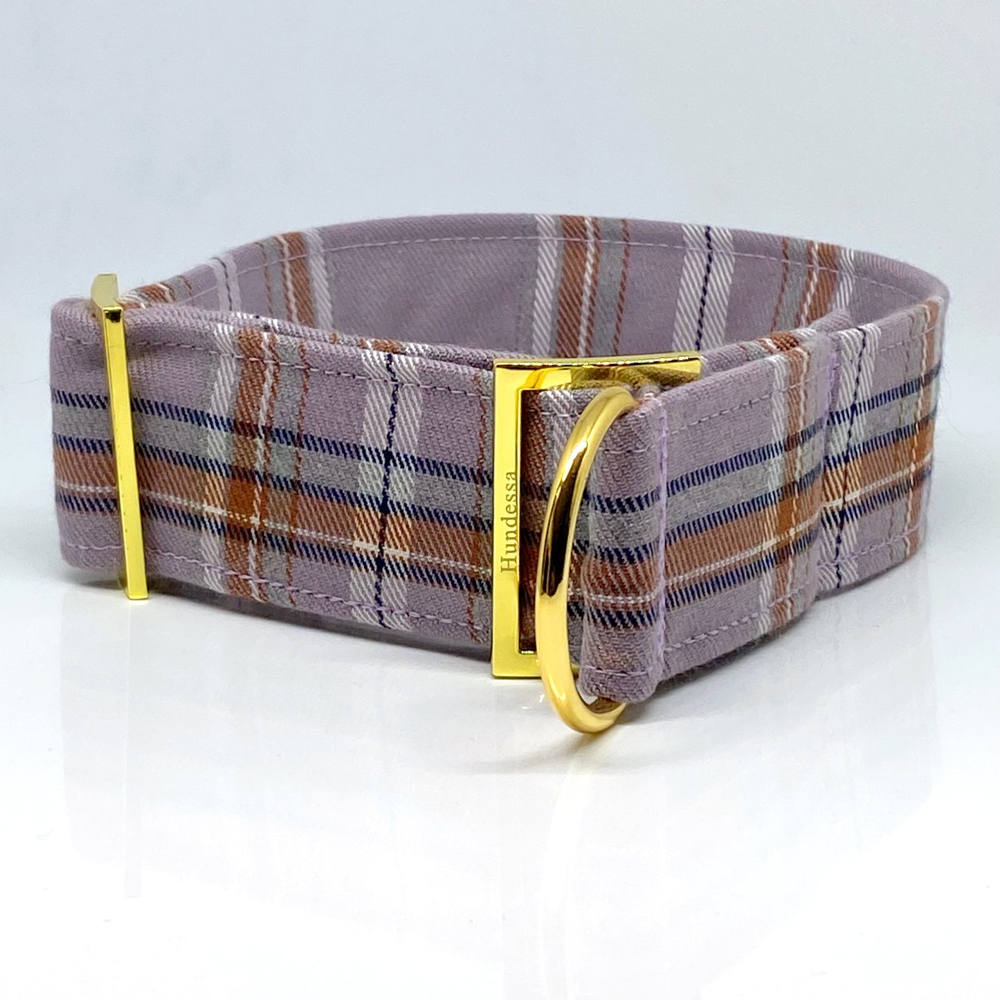 Zugstopphalsband LILAC CHECK