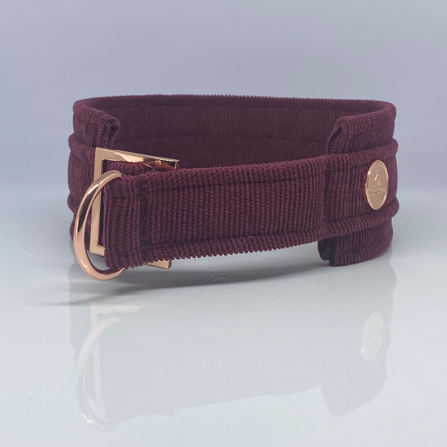 Unterlegtes Halsband Cord RUBIN – Ansicht 3