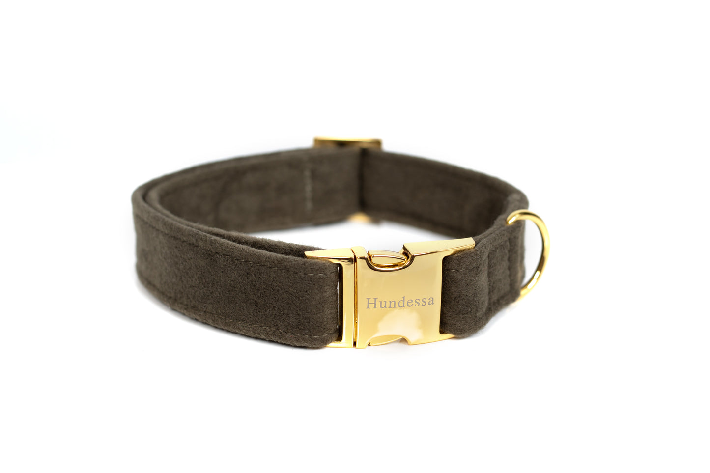 Halsband Klickverschluss KHAKI