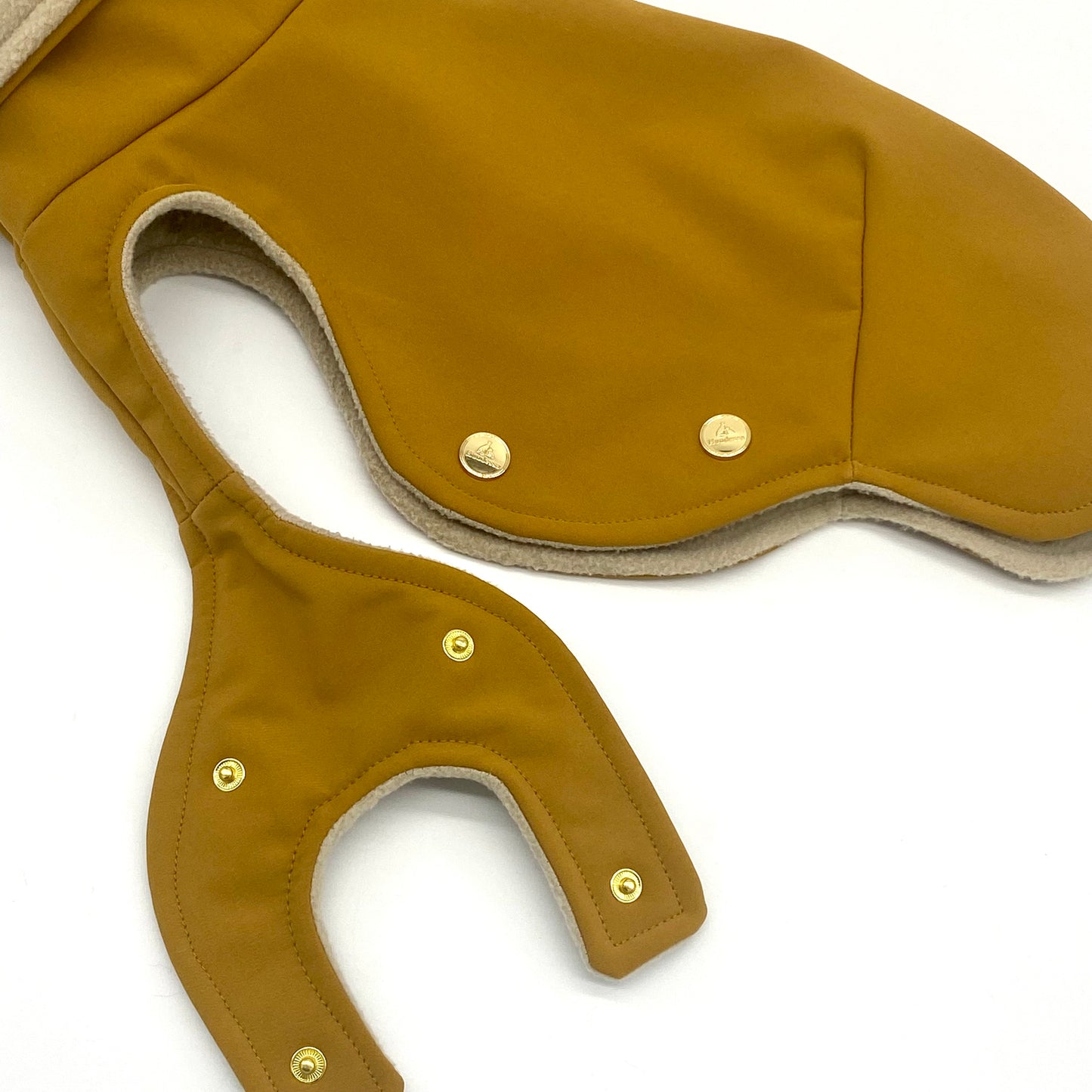Iggy Hundemantel Softshell SENFGELB – Ansicht 3