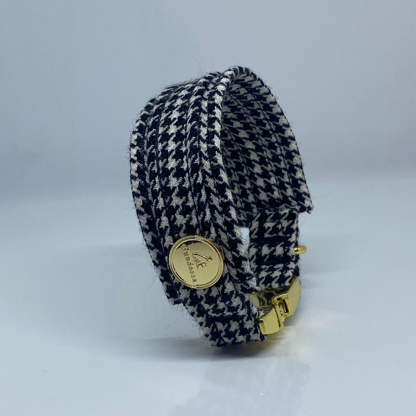 Unterlegtes Halsband PIED DE POULE – Ansicht 4