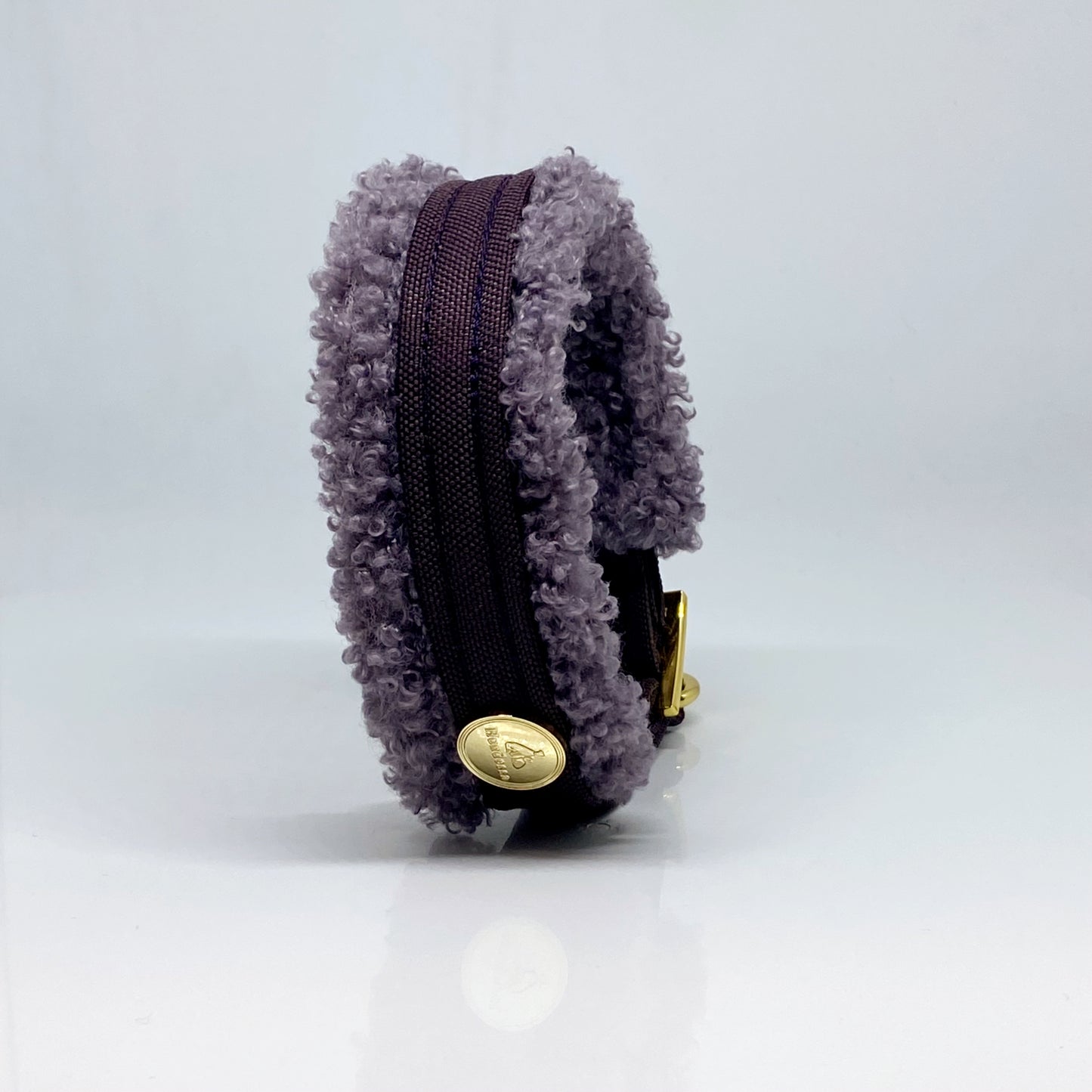 Unterlegtes Halsband MULBERRY + Teddy PURPLE – Ansicht 4