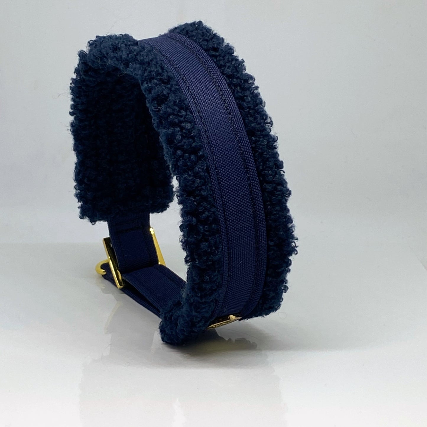 Unterlegtes Halsband NAVY + Teddy ROYAL – Ansicht 4