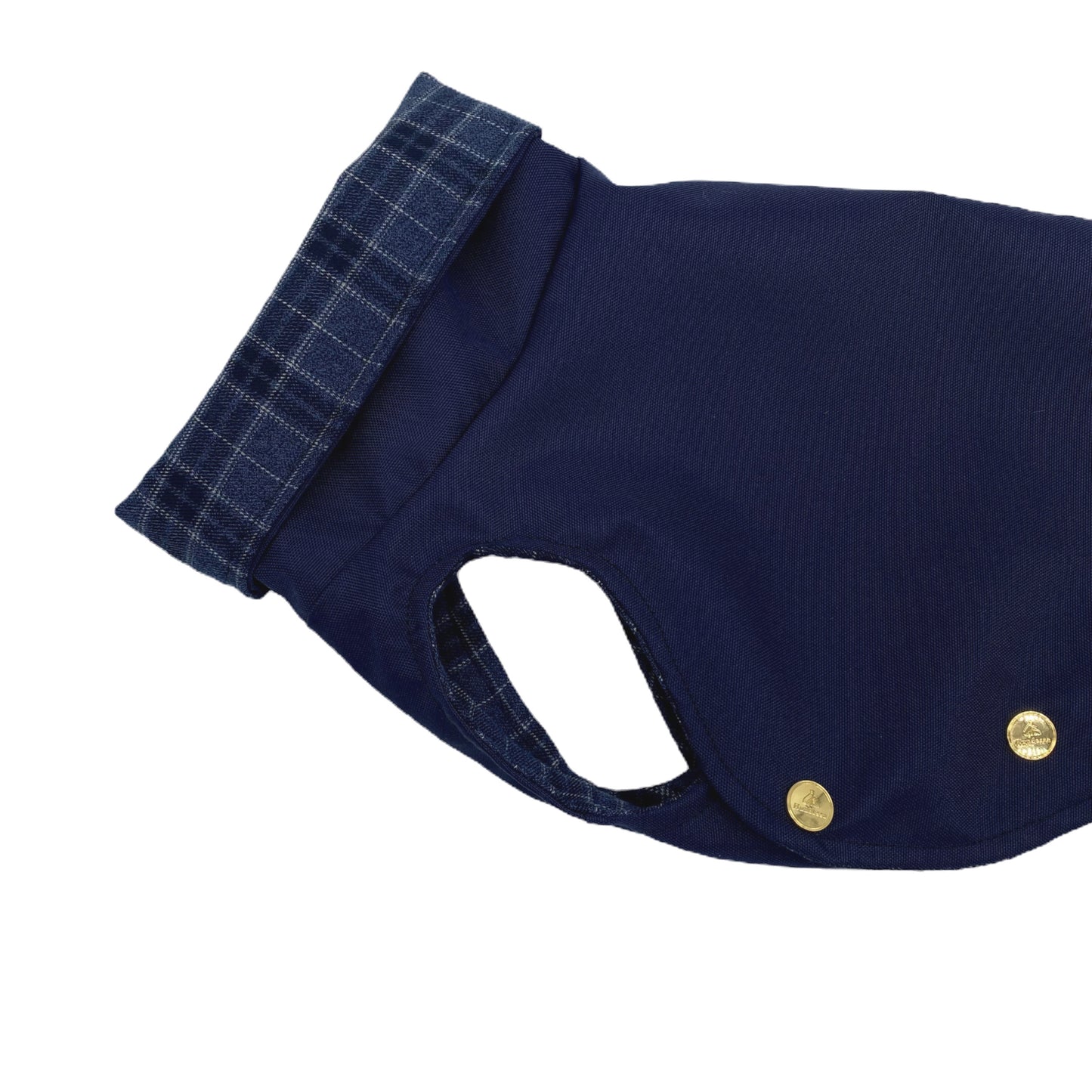 Leichter Regenmantel NAVY mit MIDNIGHT CHECK – Ansicht 3