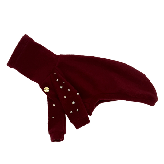 Pullover Fleece WEINROT