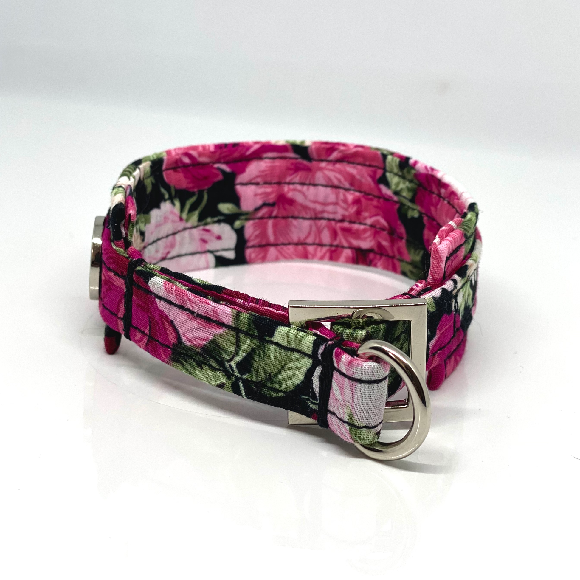 Unterlegtes Halsband PINK ROSES – Ansicht 4