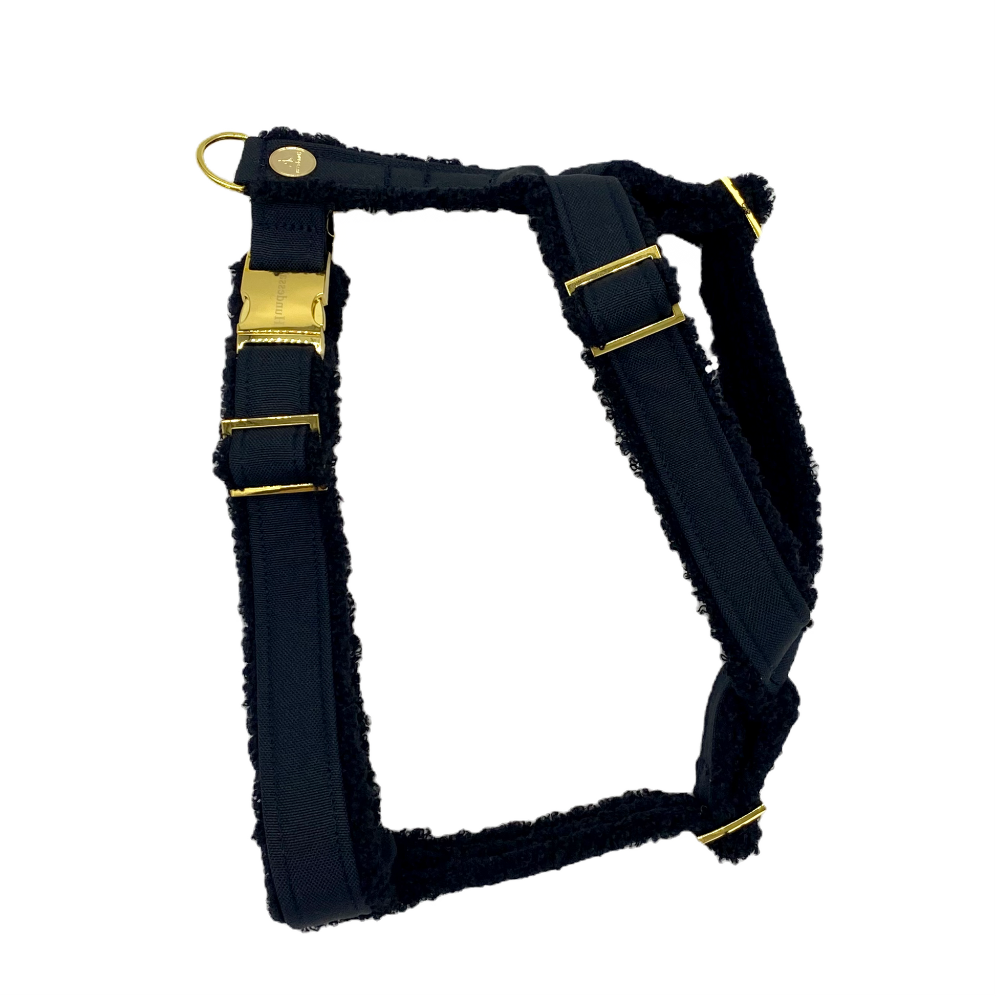 Unterlegtes Geschirr BLACK + Teddy ONYX