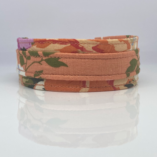 Unterlegtes Halsband APRICOT ROSE – Ansicht 1