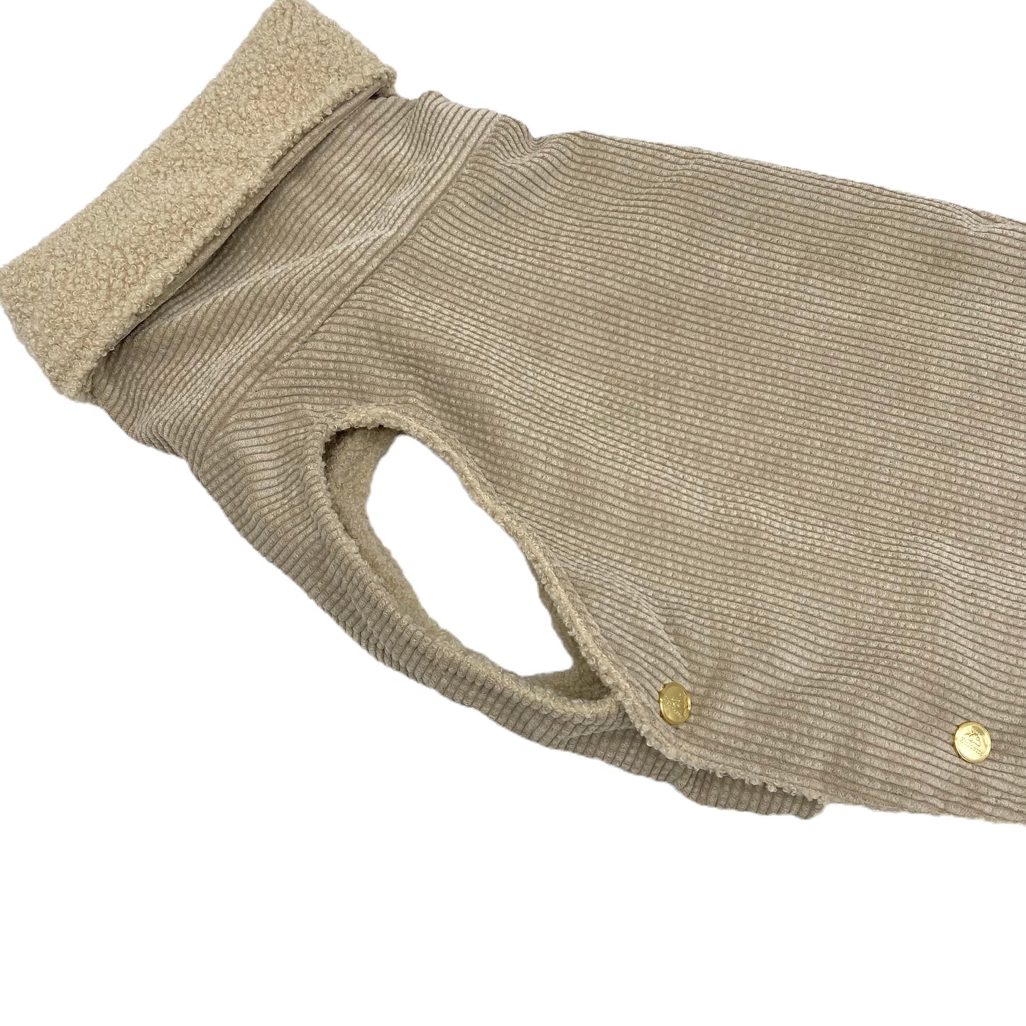 Hundemantel Cord WOOL + Teddy LAMB – Ansicht 2