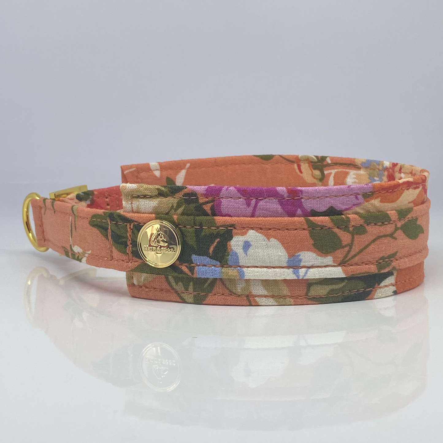 Unterlegtes Halsband APRICOT ROSE – Ansicht 2