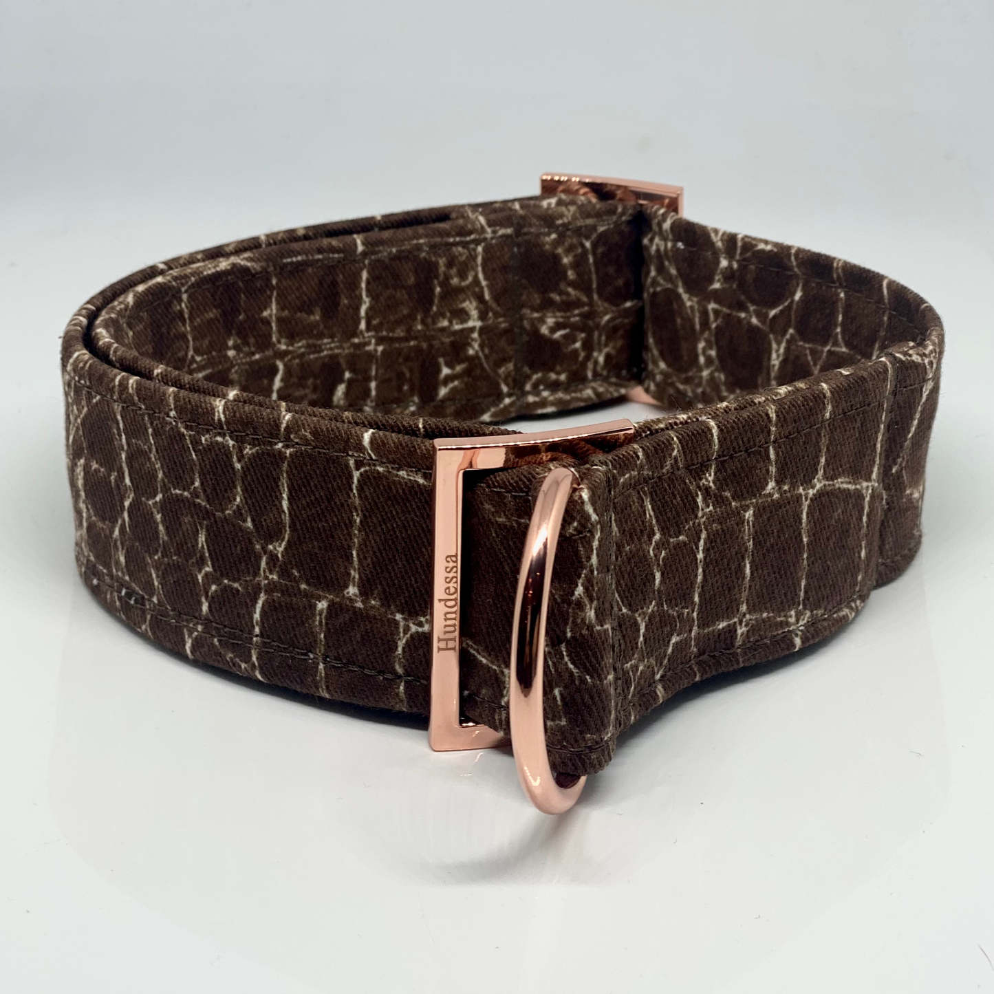 Zugstopphalsband KROKO