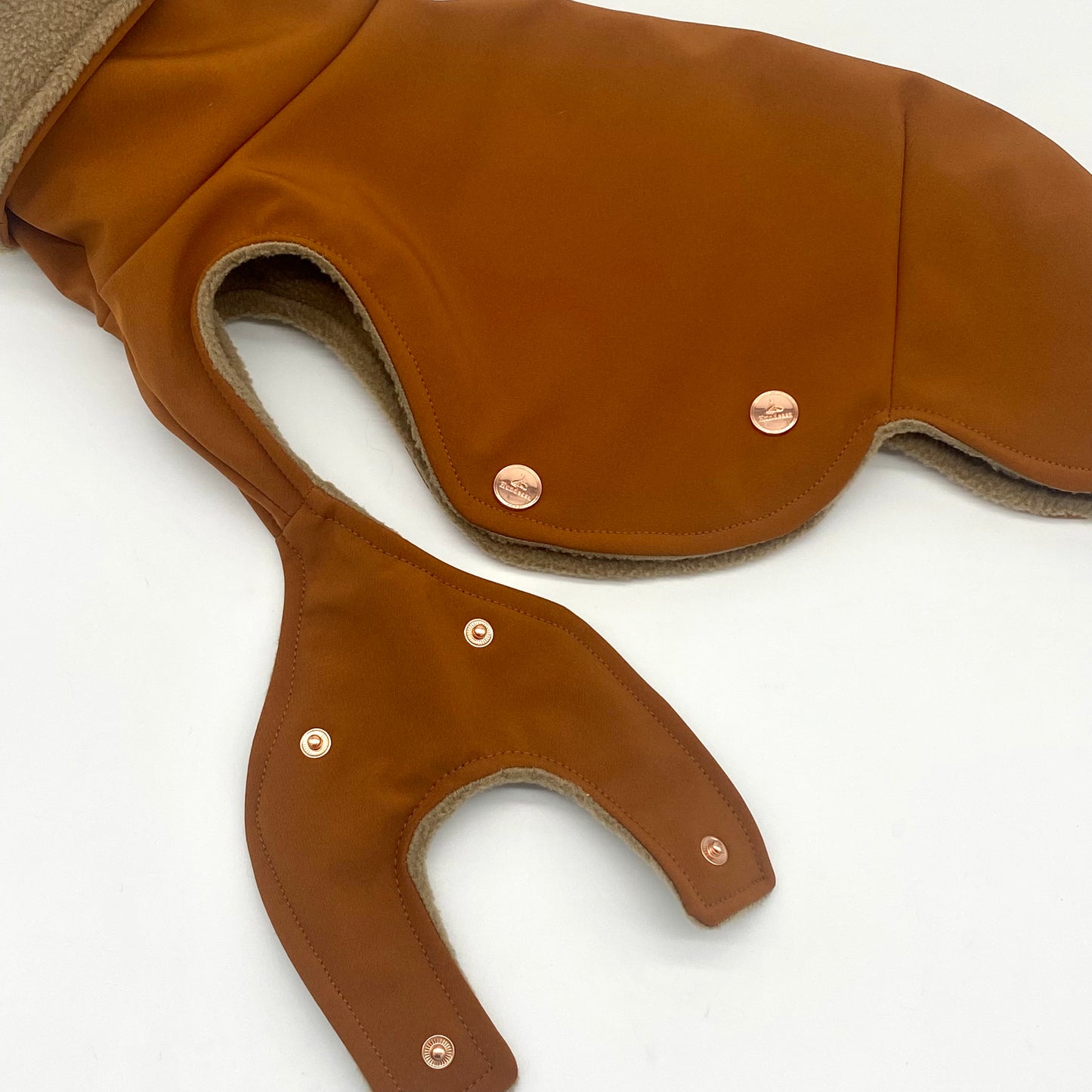 Iggy Hundemantel Softshell COGNAC – Ansicht 3