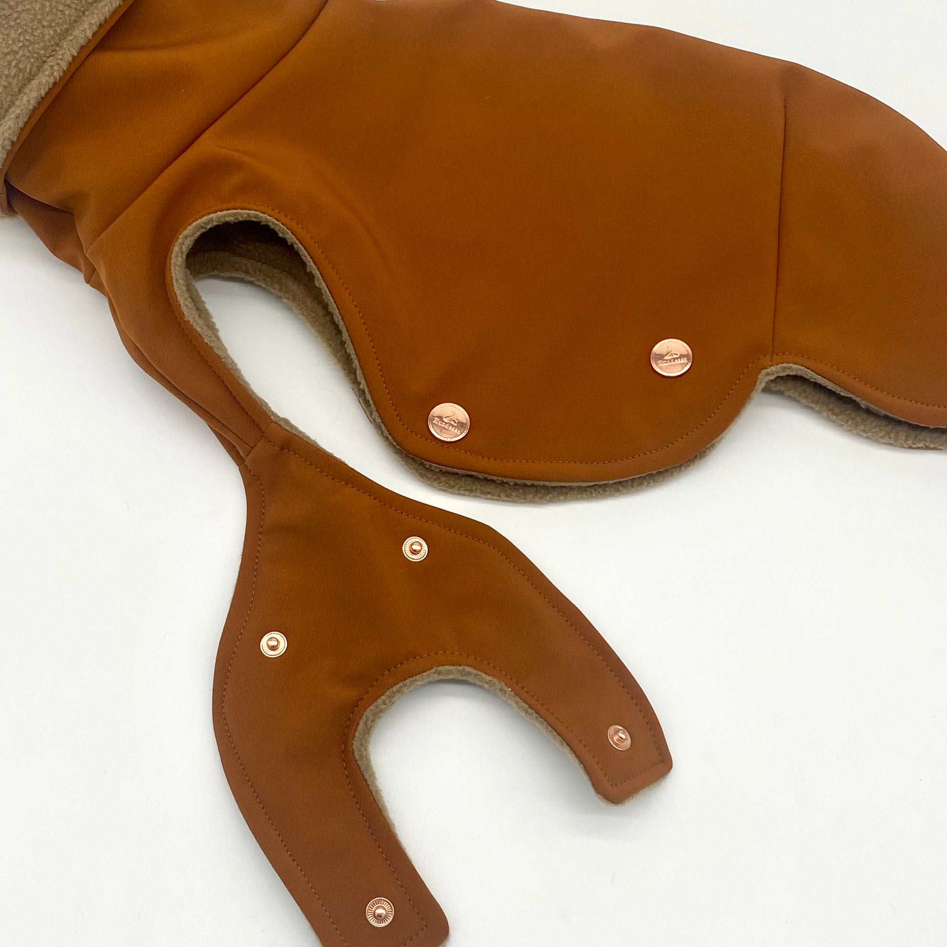 Iggy Hundemantel Softshell COGNAC – Ansicht 3