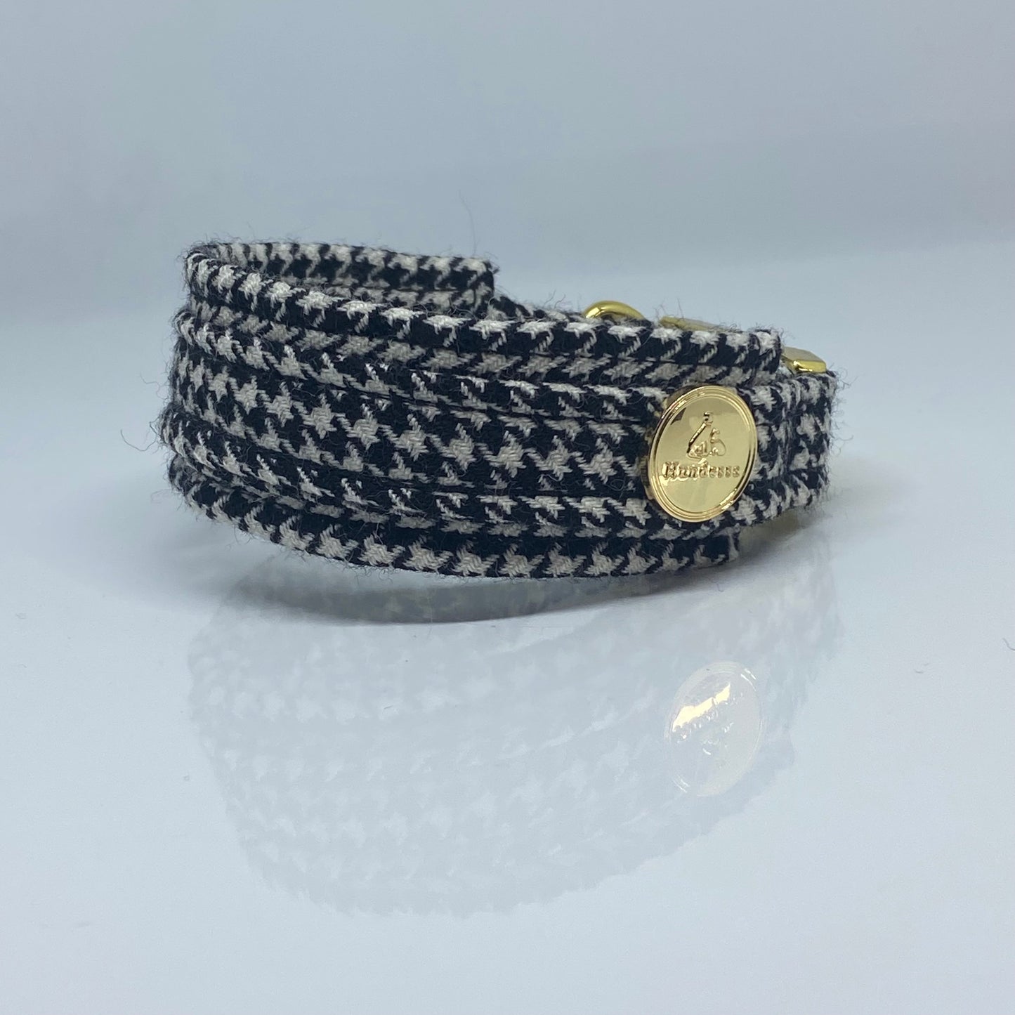 Unterlegtes Halsband PIED DE POULE – Ansicht 2