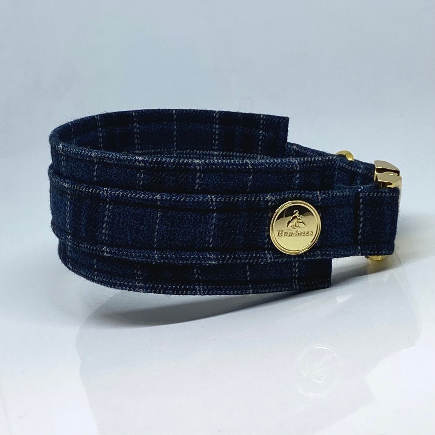 Unterlegtes Halsband MIDNIGHT CHECK – Ansicht 2