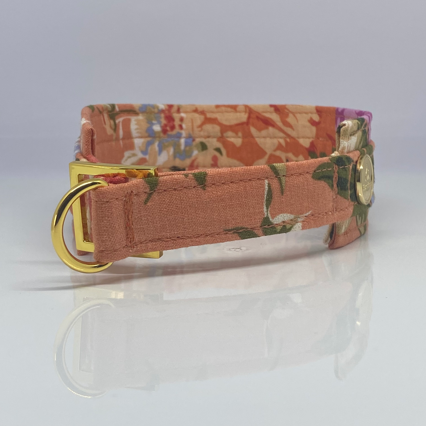 Unterlegtes Halsband APRICOT ROSE – Ansicht 3