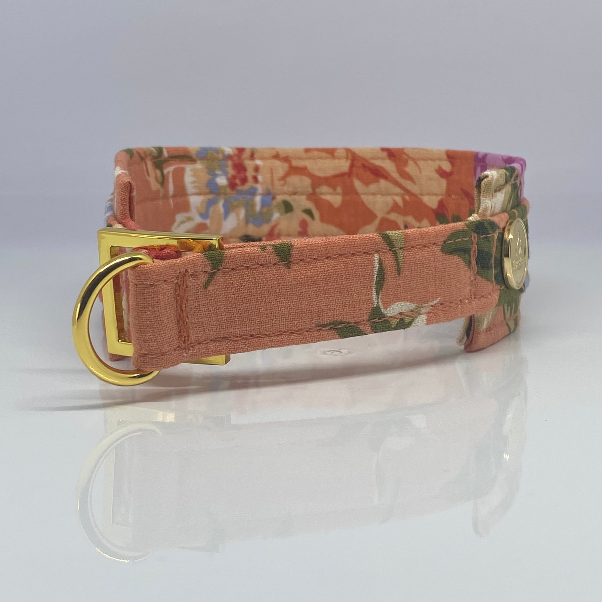 Unterlegtes Halsband APRICOT ROSE – Ansicht 3