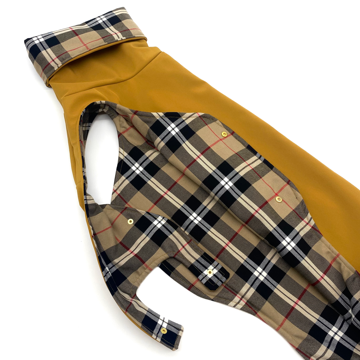Hundemantel Softshell + KARO – Ansicht 2