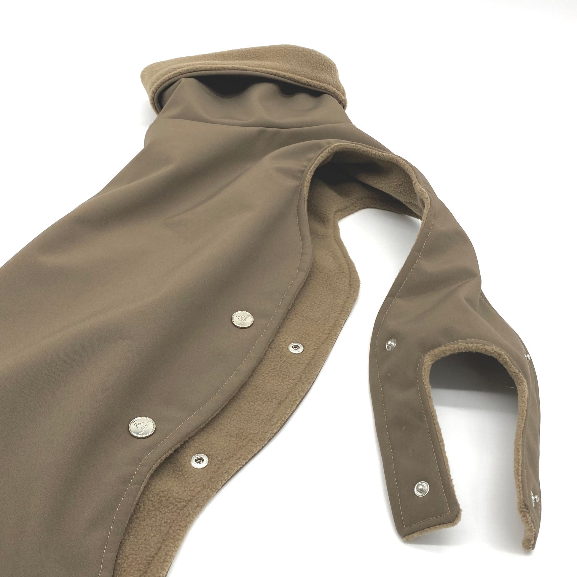 Hundemantel Softshell TAUPE – Ansicht 3