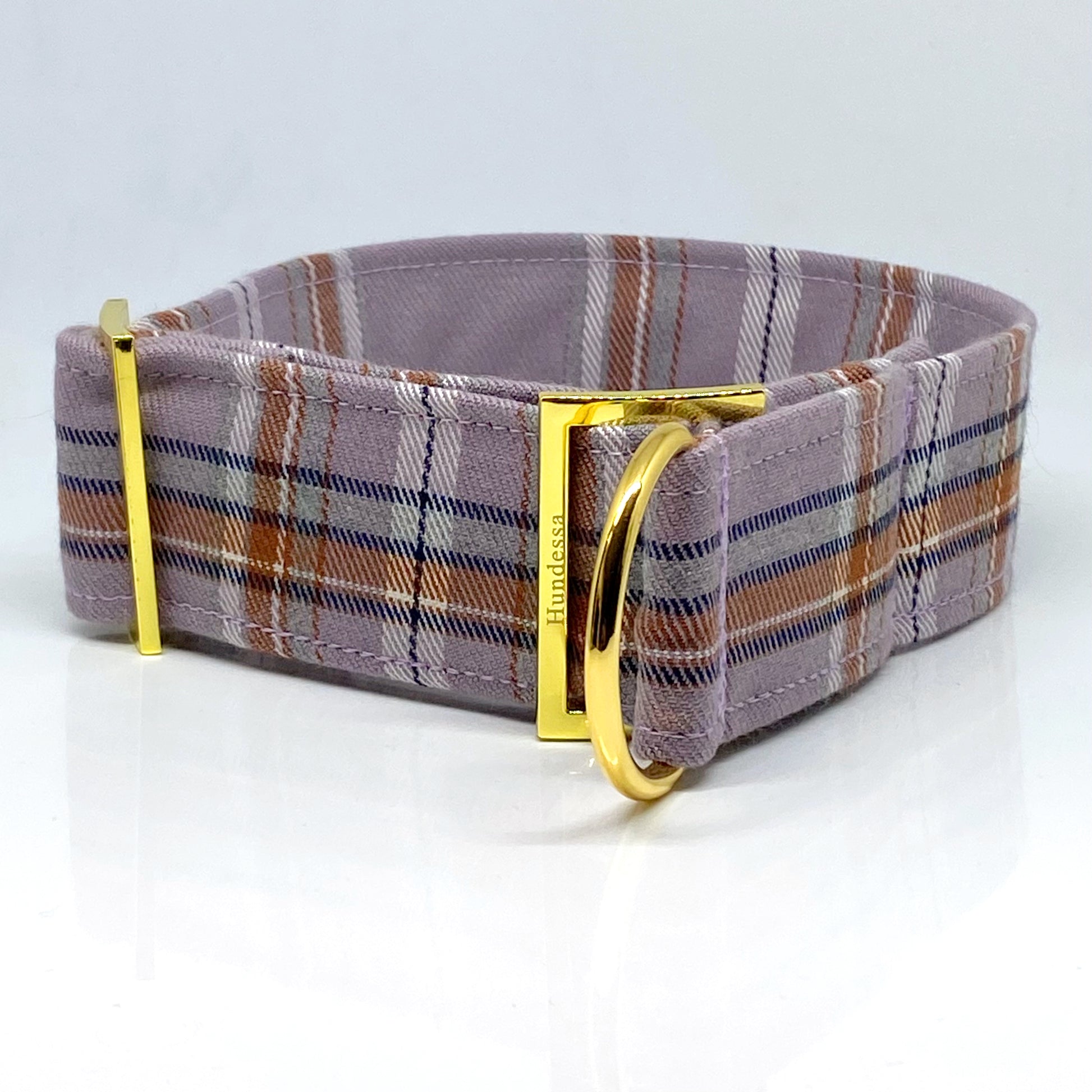 Zugstopphalsband LILAC CHECK