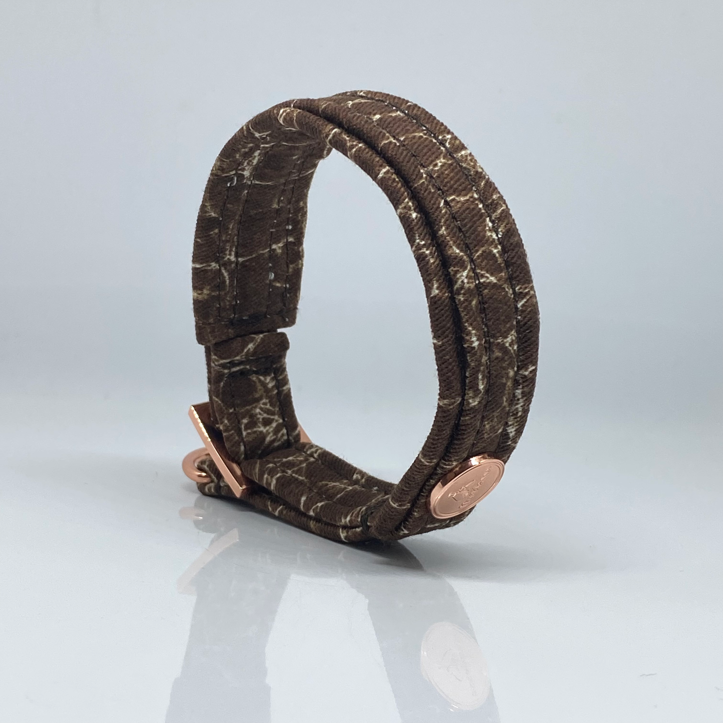 Unterlegtes Halsband KROKO – Ansicht 3