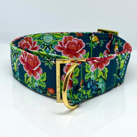Zugstopphalsband BOTANIC GREEN