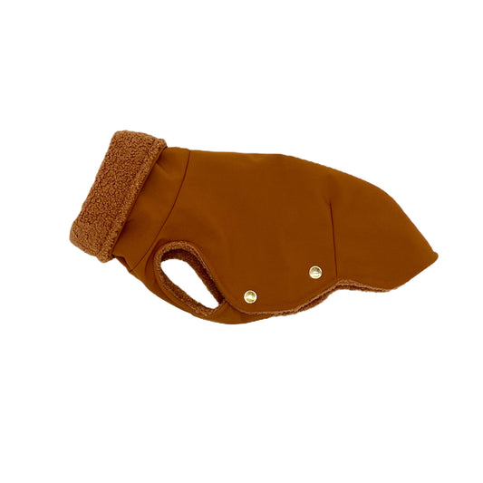Iggy Hundemantel Softshell COGNAC +Teddy