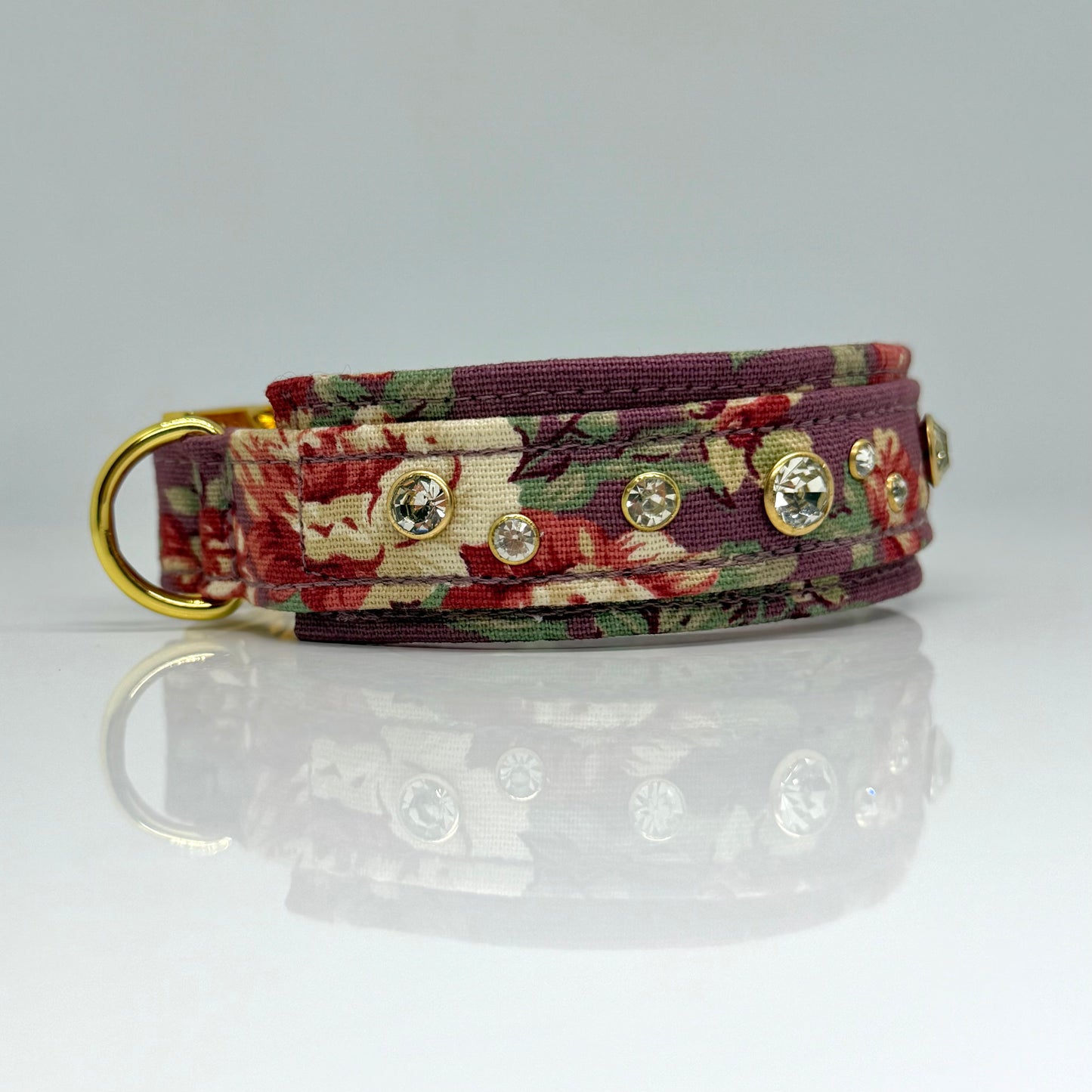Unterlegtes Halsband PURPLE BOUQUET – Ansicht 2