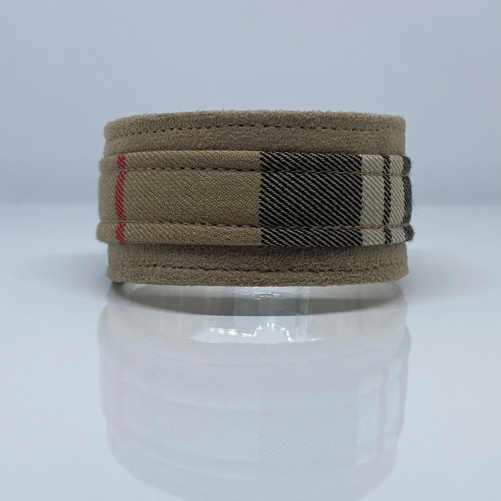 Unterlegtes Halsband KARO + KAMEL – Ansicht 1