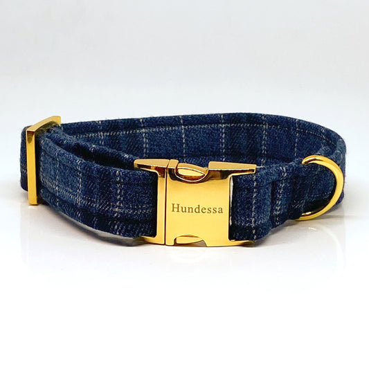 Halsband Klickverschluss MIDNIGHT CHECK