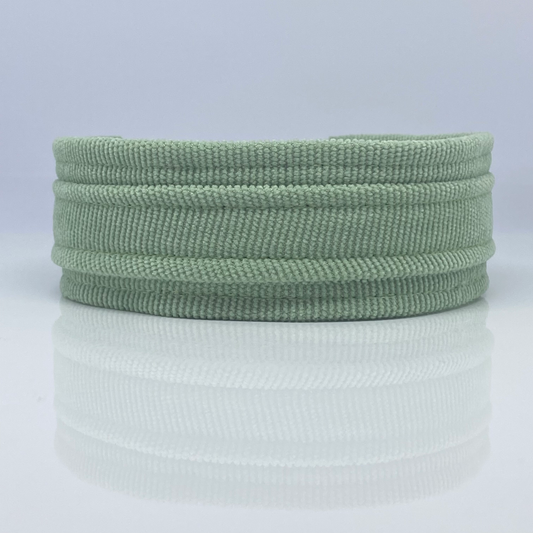 Unterlegtes Halsband Cord LINDGRÜN – Ansicht 1