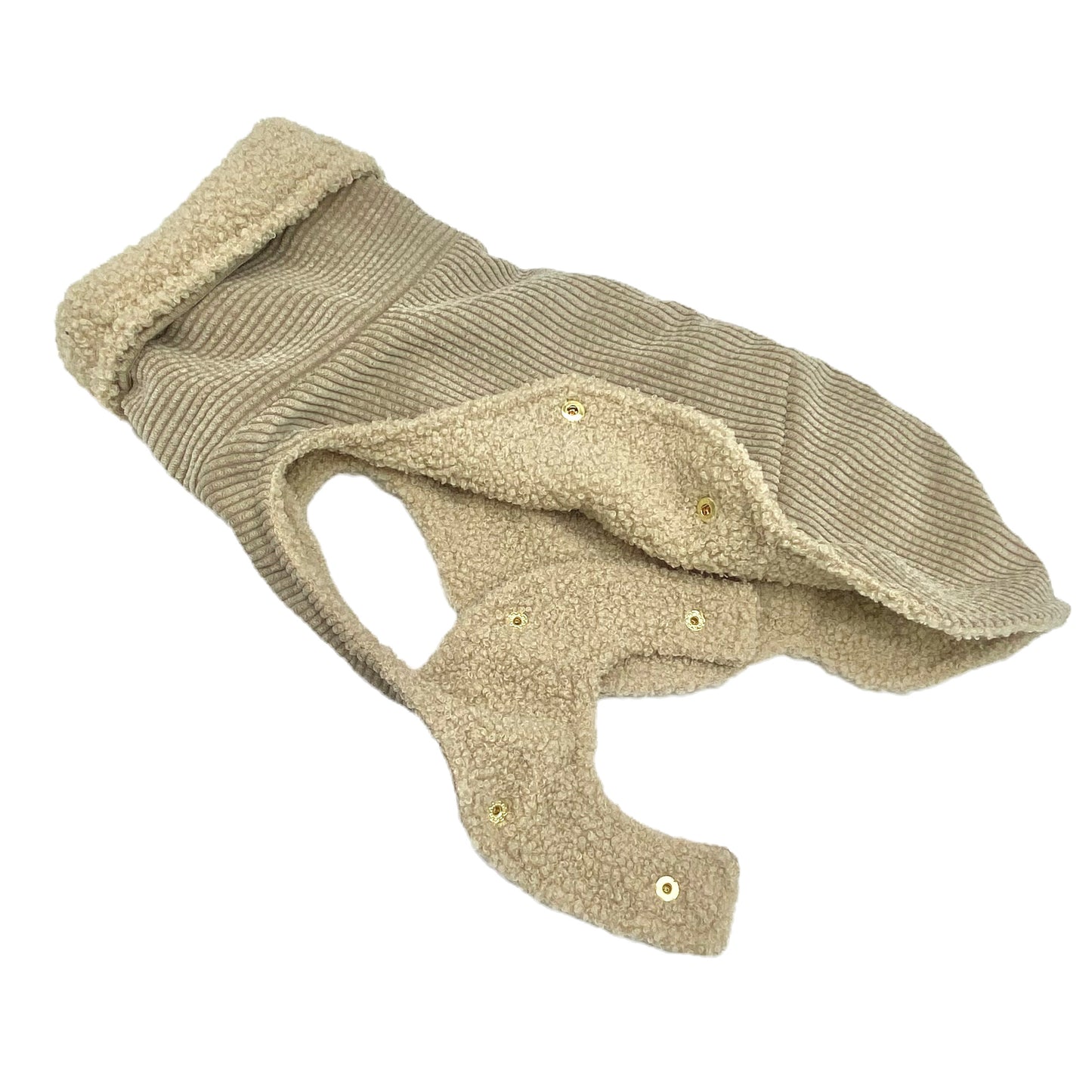 Iggy Hundemantel Cord WOOL +Teddy LAMB – Ansicht 3