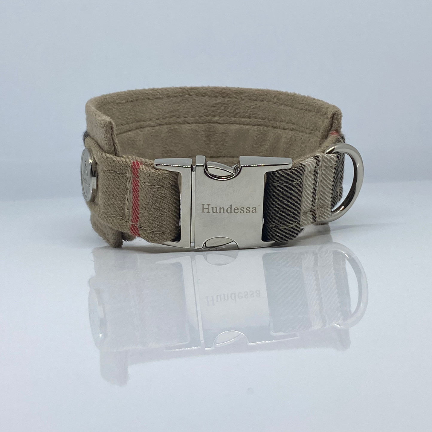 Unterlegtes Halsband KARO + KAMEL – Ansicht 3