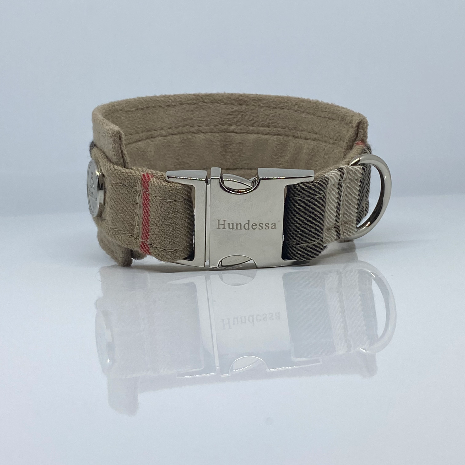Unterlegtes Halsband KARO + KAMEL – Ansicht 3