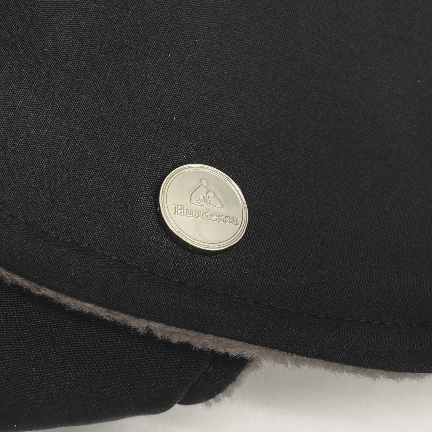 Hundemantel Softshell SCHWARZ – Ansicht 4