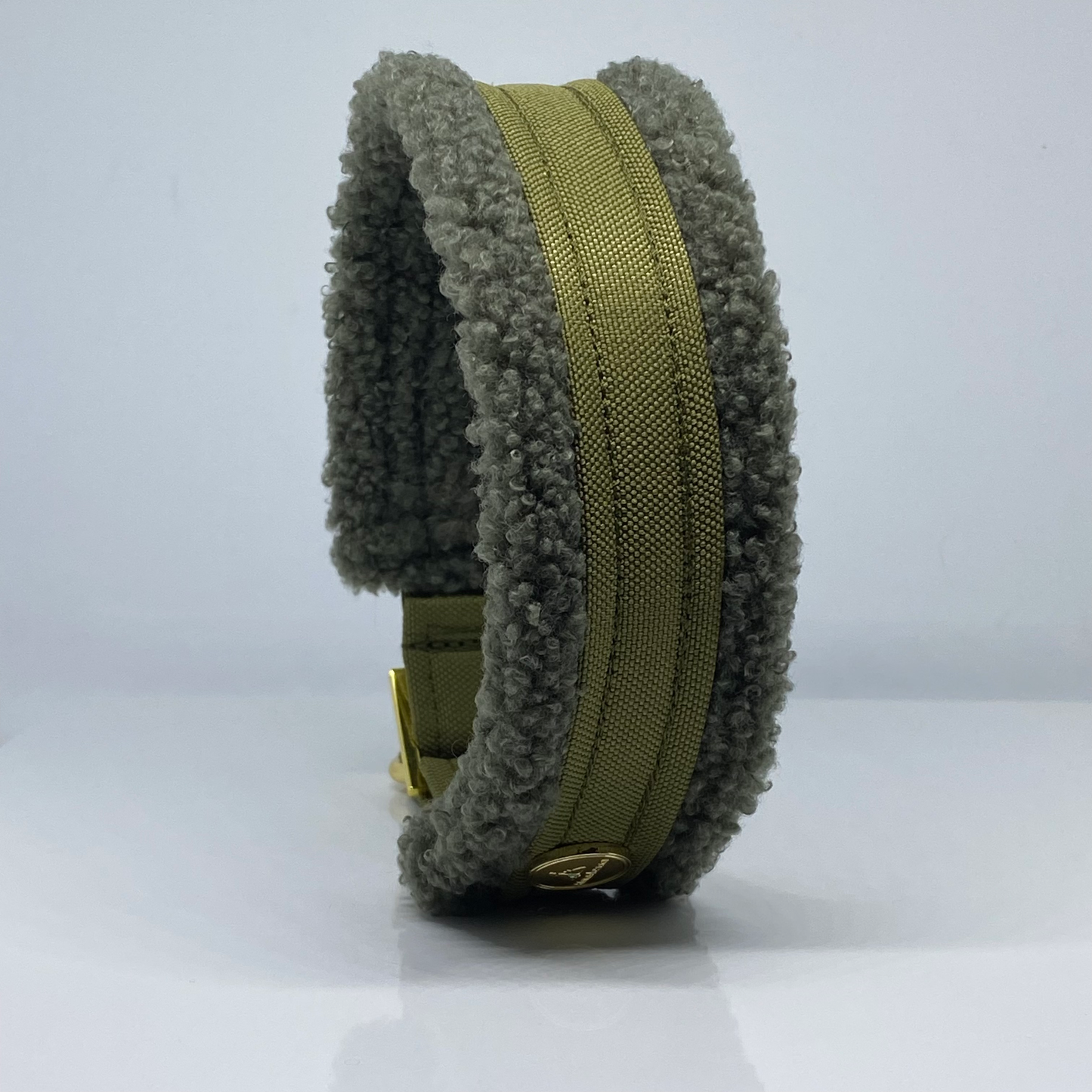 Unterlegtes Halsband OLIVE + Teddy – Ansicht 4