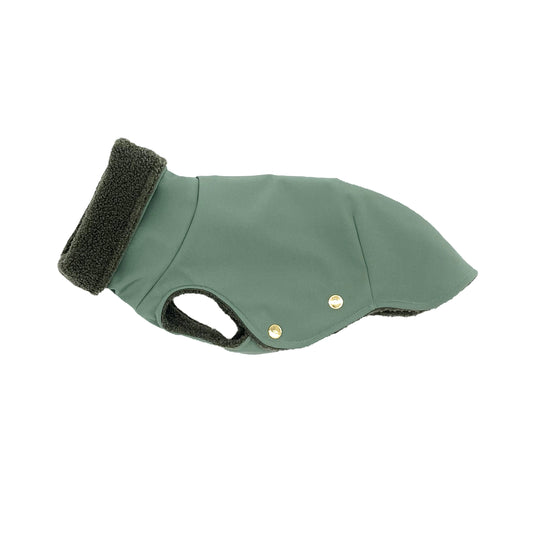 Iggy Hundemantel Softshell ALTGRÜN +Teddy