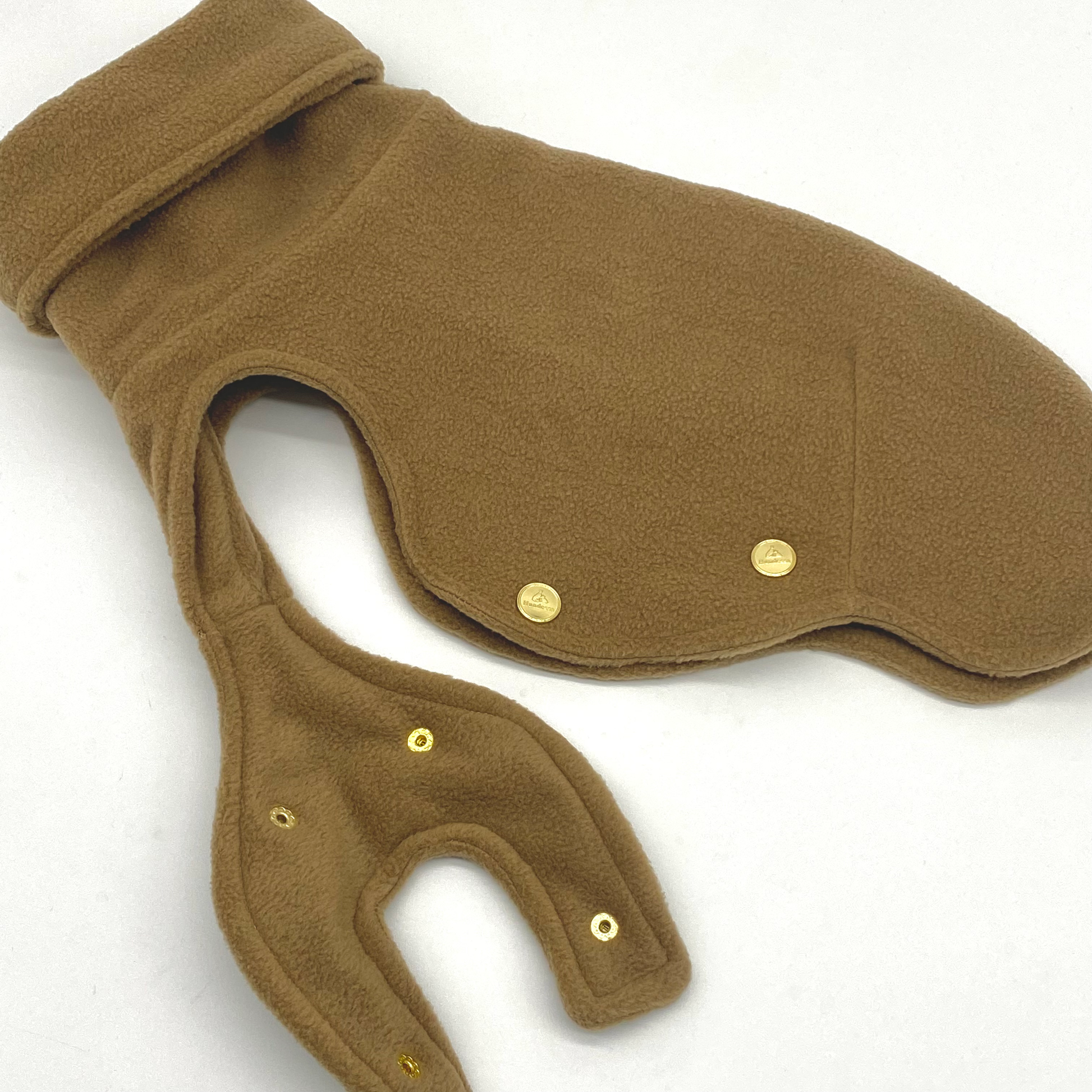 Iggy Fleece Mantel TOFFEE – Ansicht 3