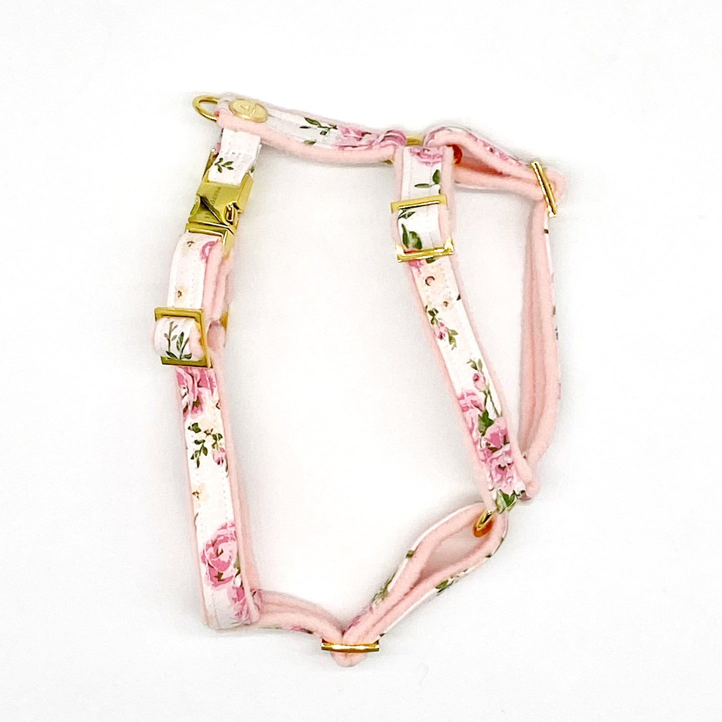 Unterlegtes Geschirr LOVE + Fleece BABYROSA