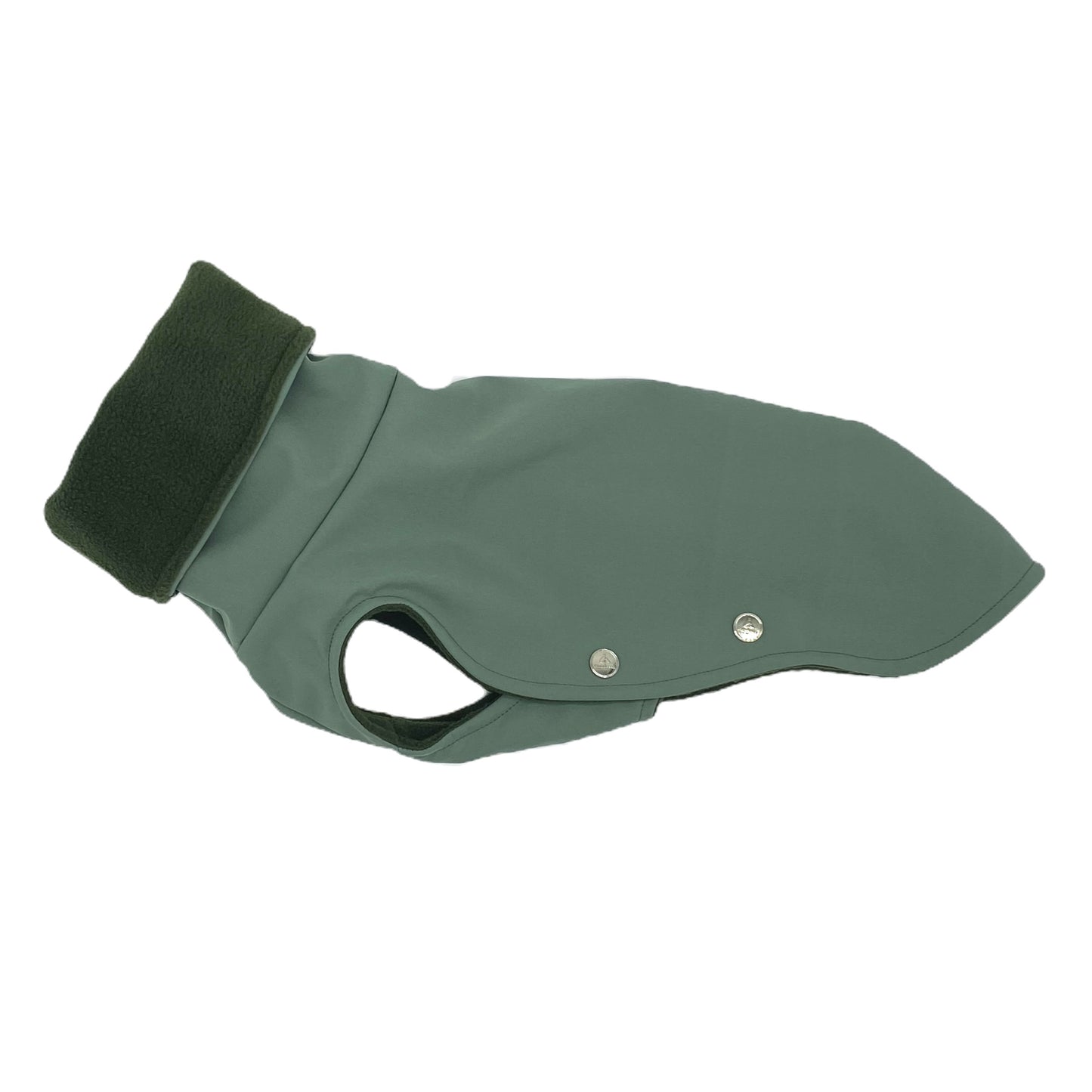 Hundemantel Softshell ALTGRÜN – Ansicht 1