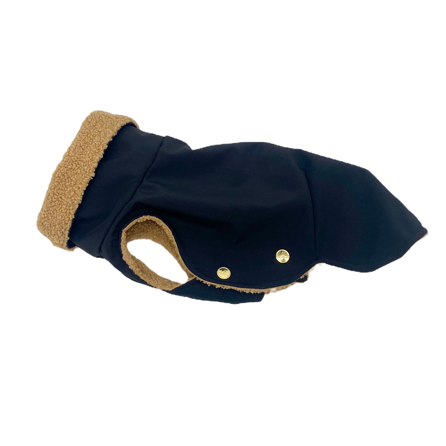 Iggy Hundemantel Softshell SCHWARZ +Teddy