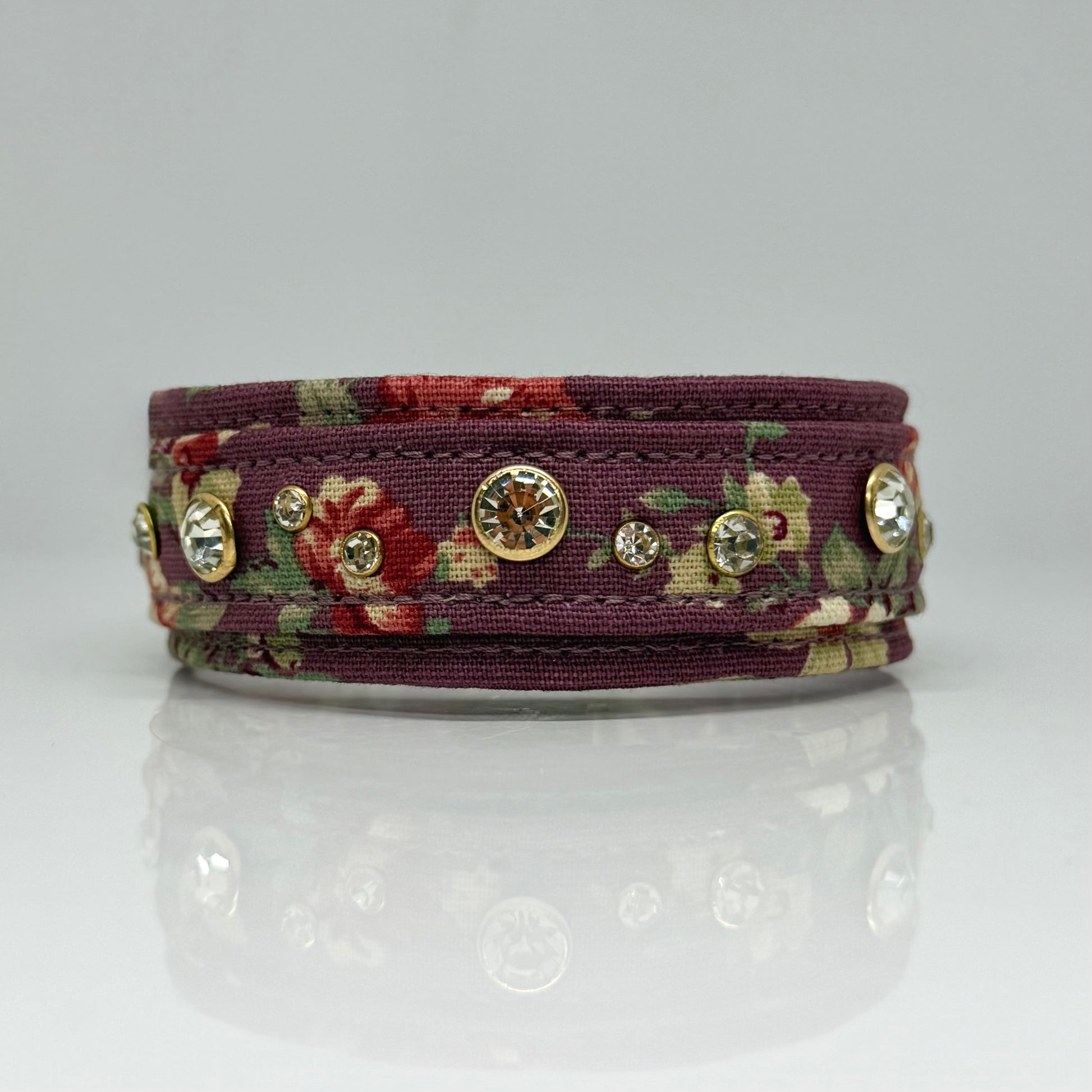 Unterlegtes Halsband PURPLE BOUQUET – Ansicht 1