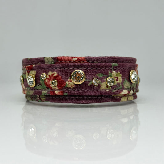 Unterlegtes Halsband PURPLE BOUQUET – Ansicht 1