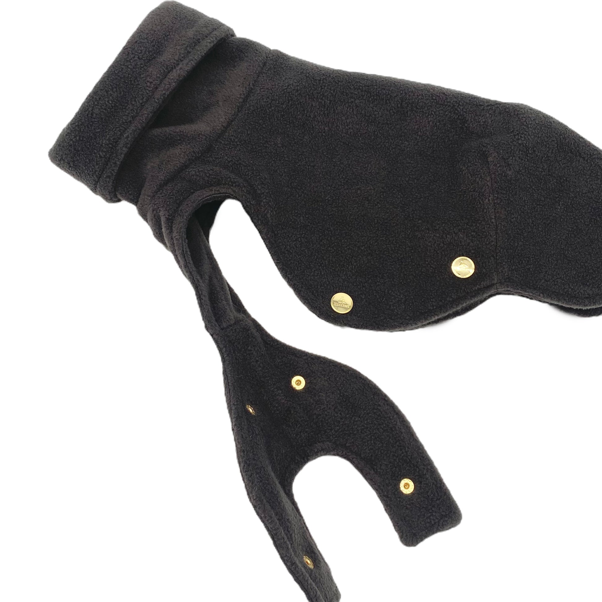 Iggy Hundemantel Fleece ANTHRAZIT – Ansicht 2
