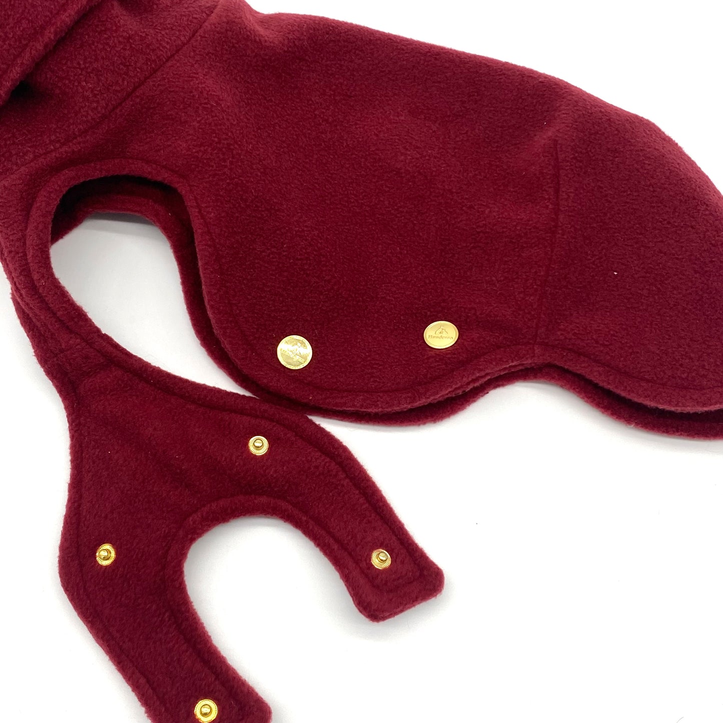 Iggy Fleece Mantel WEINROT – Ansicht 3