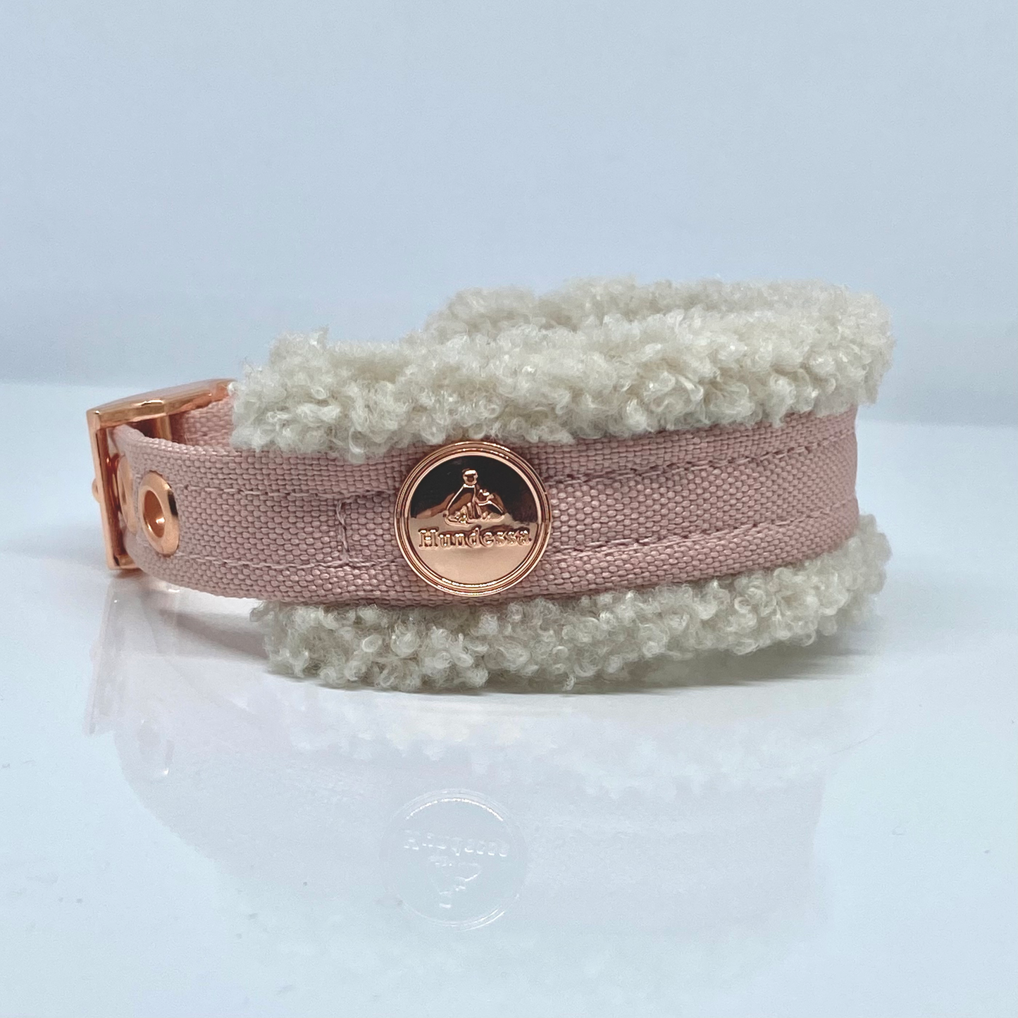 Unterlegtes Halsband BLUSH + Teddy LAMB – Ansicht 3