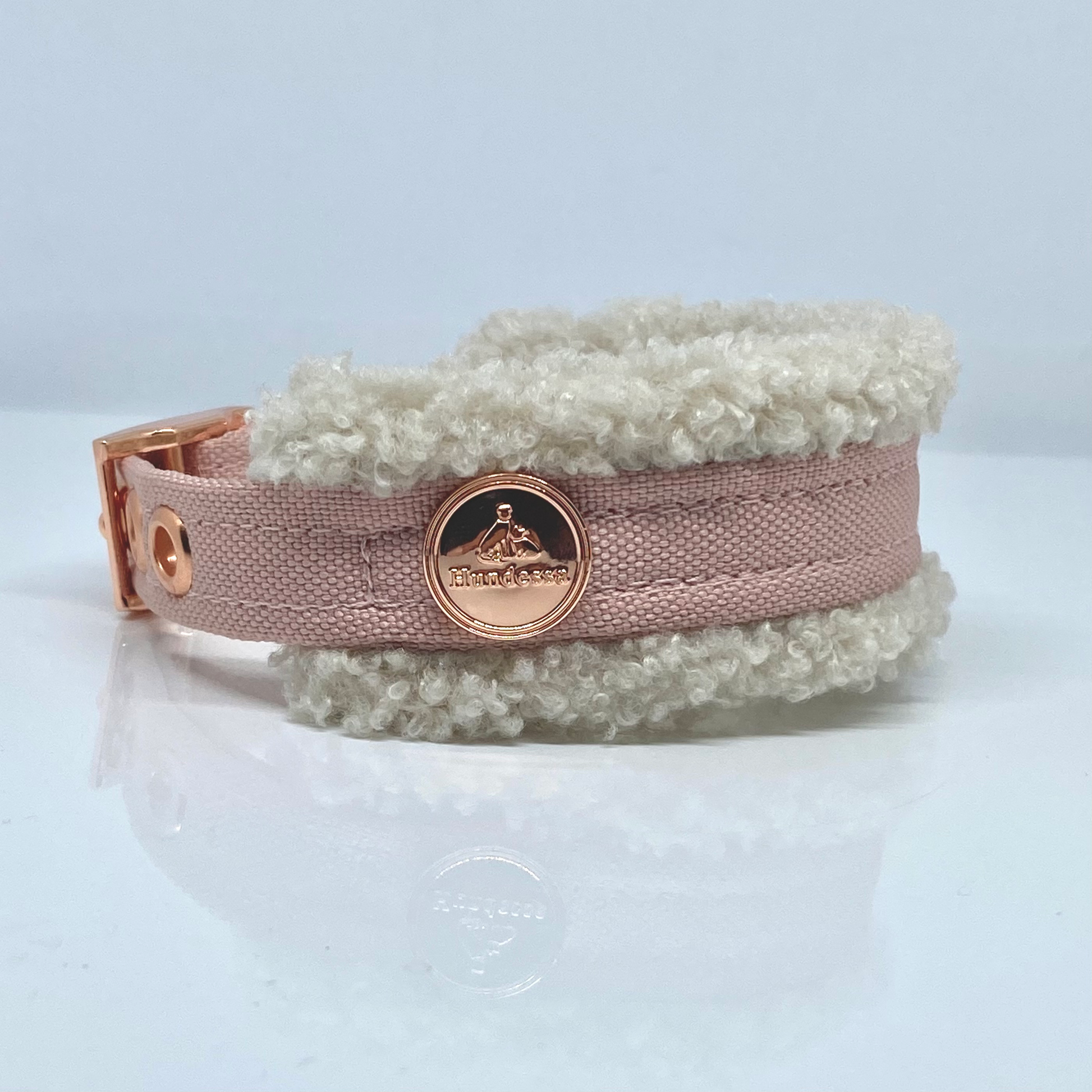 Unterlegtes Halsband BLUSH + Teddy LAMB – Ansicht 3