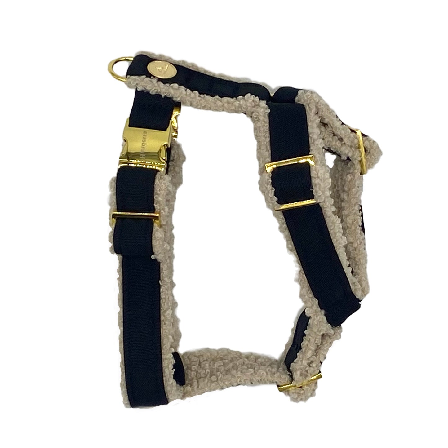 Unterlegtes Geschirr BLACK + Teddy LAMB