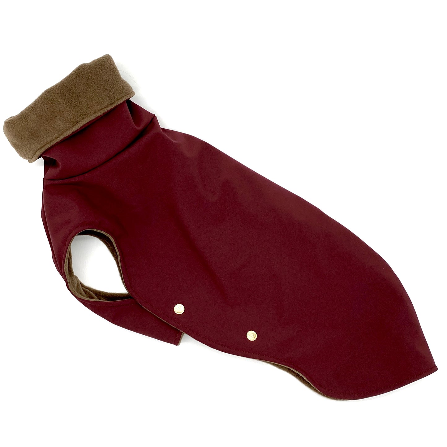 Hundemantel Softshell BORDEAUX – Ansicht 1